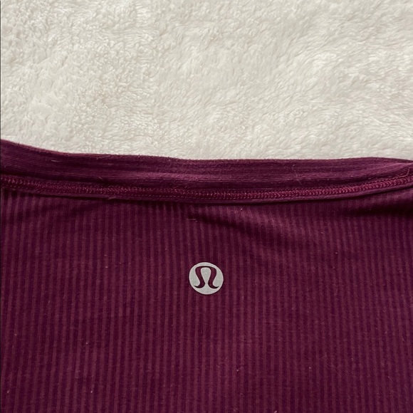 Lululemon Burgundy Top - Picture 2 of 5